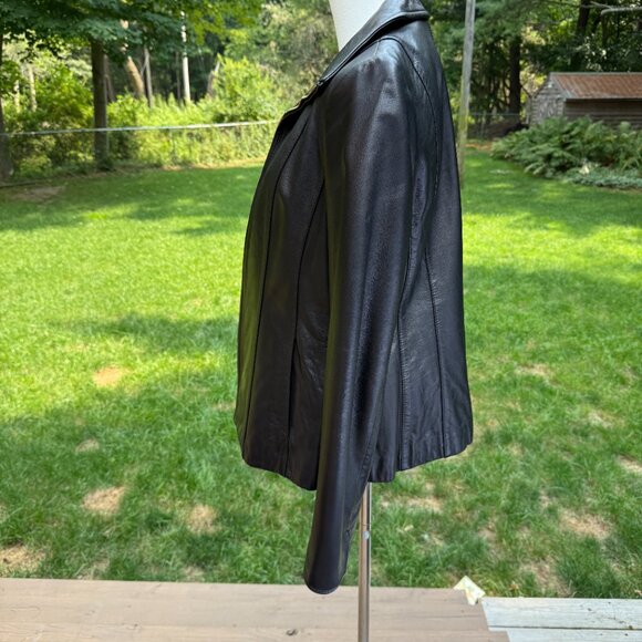 Ellen Tracy Lambskin Jacket Large Excellent condition - Picture 3 of 8